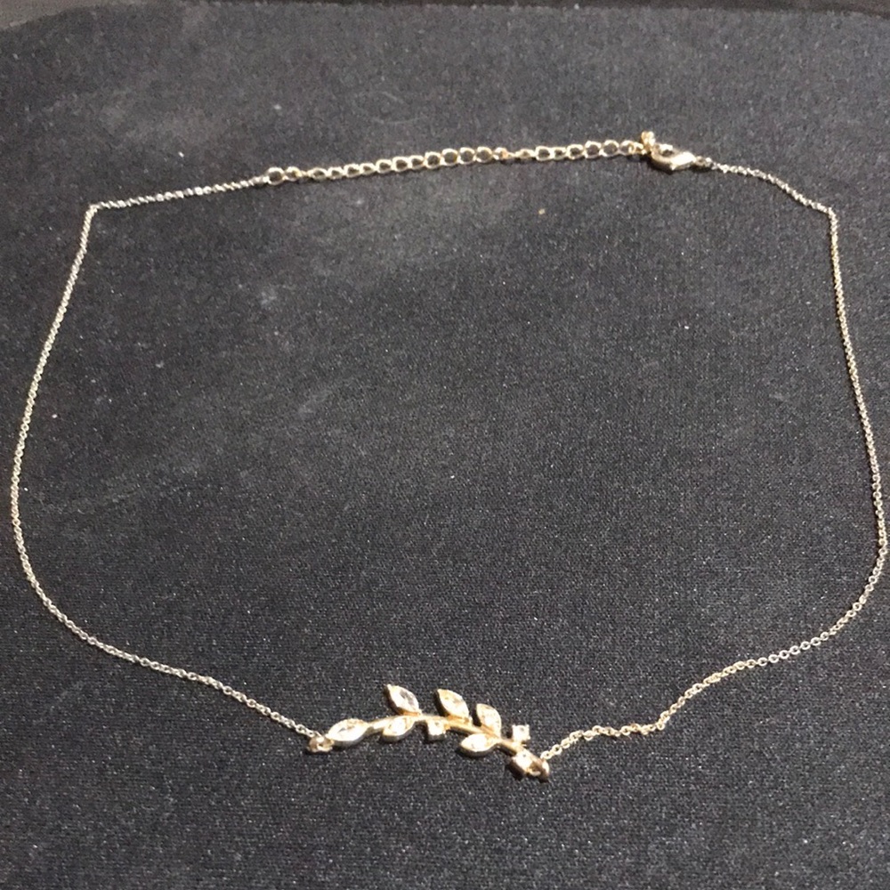 Branch of Gold with Diamonds for Leaves Pendant with FREE shipping!